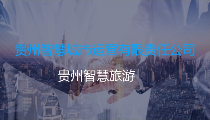 贵州智慧城市运营有限责任公司